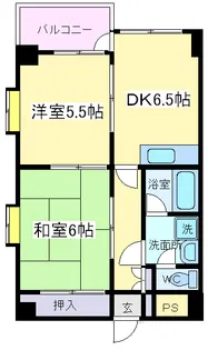 セントポーリアアビコ【2階】の間取り