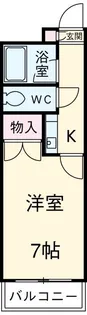 リビングッドK【2階】の間取り