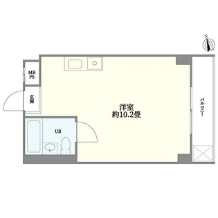 白樺ハイツ【1階】の間取り