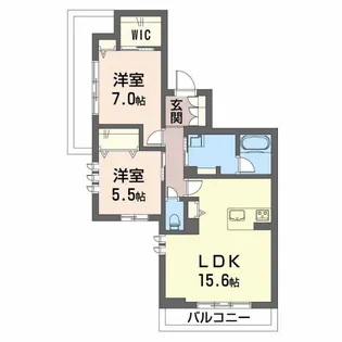シャルム府中【3階】の間取り