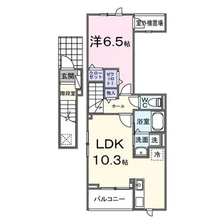 グレイス II B【2階】の間取り
