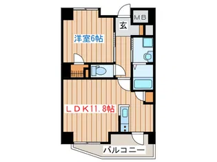 澄明舘 錦町【5階】の間取り