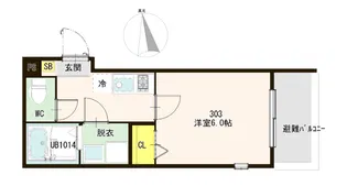 ハーモニーテラス梅島VIII【3階】の間取り