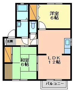 ベルコリーヌ小山 B【1階】の間取り