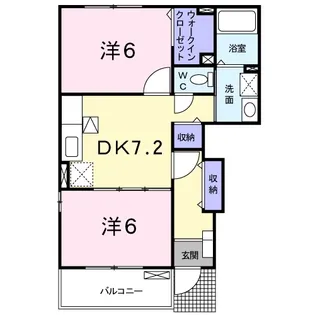 レクサスII【1階】の間取り