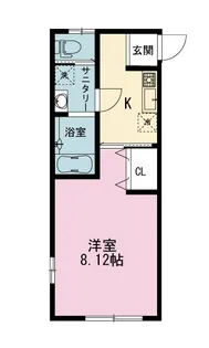 ヴィラ・ミハス【2階】の間取り
