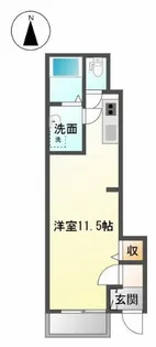 グランチェスタ伊吹【1階】の間取り