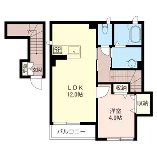 セントリビエ【2階】の間取り