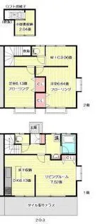 東京都新宿区下落合4【一戸建】の間取り