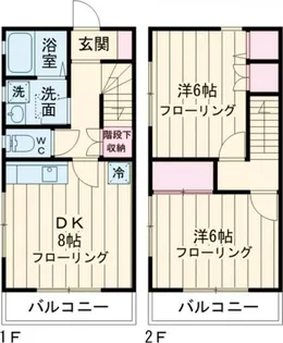 サンパルコート【1階】の間取り