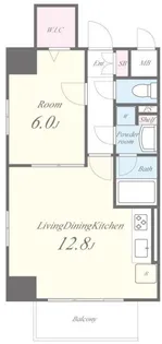 グラン ククナ【6階】の間取り
