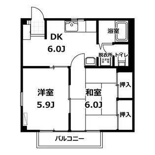 レフィーユトウカイ【2階】の間取り