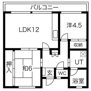 井上マンション【2階】の間取り