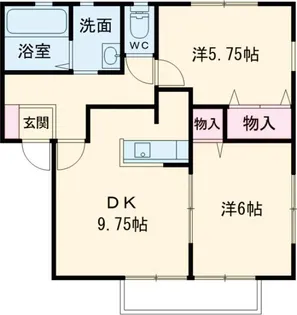 レジデンス ノヴァB【2階】の間取り