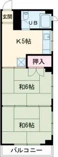 2Kの間取り画像