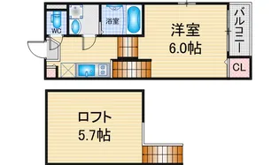 ルキシオン名古屋南【1階】の間取り