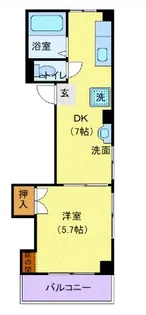 リブレス横浜鶴見【3階】の間取り