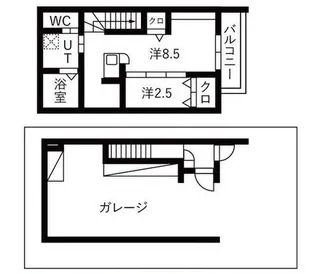 大阪府柏原市玉手町【一戸建】の間取り