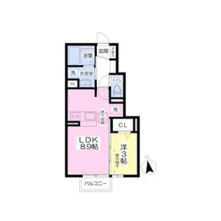 福島県福島市森合字丹波谷地前【アパート】の間取り