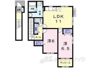 イースト・メゾン【2階】の間取り