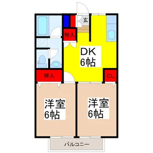 リベラ【1階】の間取り