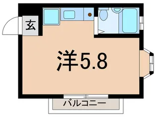 チェリーハイツ【2階】の間取り
