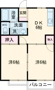 ガーデンハウス日大前【2階】の間取り