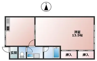 メゾンアート【1階】の間取り