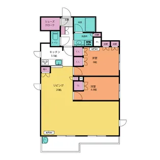 ポレスター高崎ザ・ステーションイースト【11階】の間取り