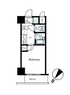 1Kの間取り画像