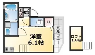 KARIN長楽町【3階】の間取り