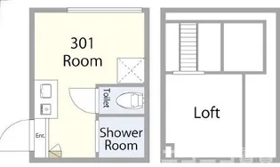 東京都新宿区弁天町【アパート】の間取り