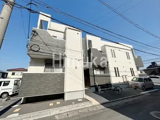 岡山県岡山市北区富田【アパート】の外観