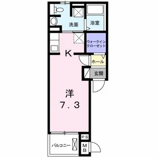 大阪府東大阪市友井3【アパート】の間取り