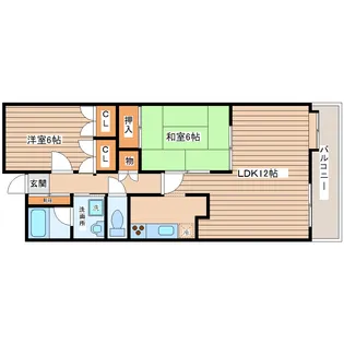 菊田参番館【4階】の間取り