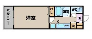 フェニックス新横濱イクシール【6階】の間取り