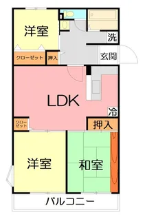 ビューハイム湘南【3階】の間取り