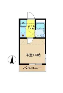 シャンテ立花II【2階】の間取り