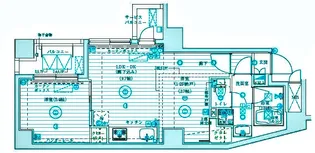 ル・リオン南大井【1階】の間取り