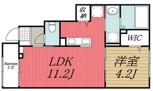 千葉県市原市姉崎【アパート】の間取り
