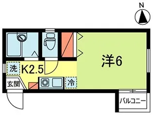 コスモ高円寺【2階】の間取り