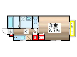 ラメール東金【1階】の間取り