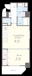 ブラン リリオ【2階】の間取り