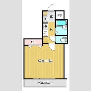 パルメゾン旭ヶ丘【2階】の間取り
