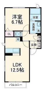 サンステージI【1階】の間取り