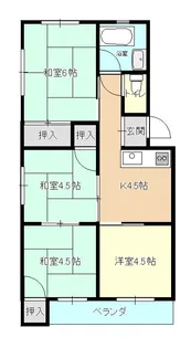 第2みのりマンション【5階】の間取り
