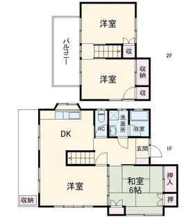 千葉県千葉市花見川区幕張町5【一戸建】の間取り