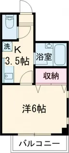 ヒルズエクセル【4階】の間取り