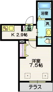 Feliz不動前【1階】の間取り