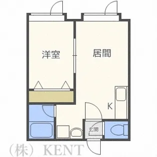 ハープシコート【3階】の間取り
